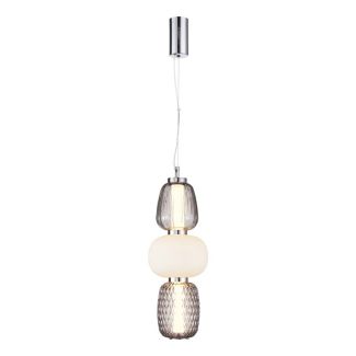 MILAGRO ML0364 Lampa wisząca CARO SMOKED 28W LED