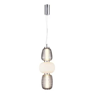 MILAGRO ML0364 Lampa wisząca CARO SMOKED 28W LED