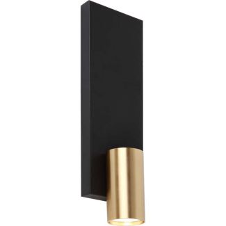 Wyprzedaż MILAGRO ML0379 GENESIS WALL BLACK GOLD 1xGU10