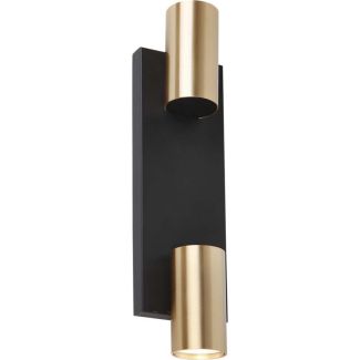 MILAGRO ML0380 GENESIS WALL BLACK GOLD 2xGU10