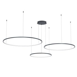 MILAGRO ML0846 Lampa wisząca Saturno Czarny 100W LED