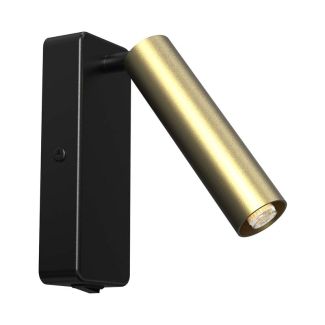 MILAGRO ML1014 Kinkiet Santi 1xG9 Czarny/złoty