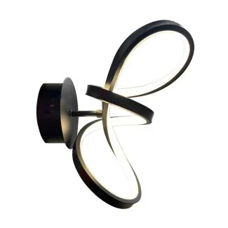 MILAGRO ML1052 Kinkiet TESORO BLACK 15W LED