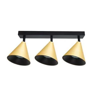 MILAGRO ML1122 Oprawa Cone Spot złoty 3xGU10