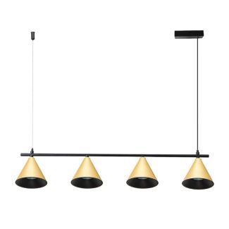 MILAGRO ML1125 Lampa wisząca Cone złoty 4xGU10