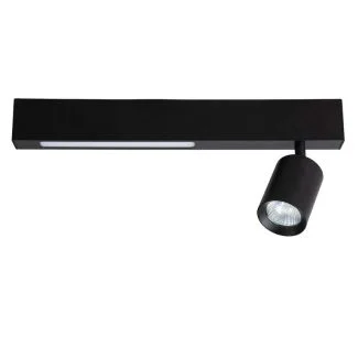 MILAGRO ML1130 Lampa Sufitowa Magnet 9W+1xGU10 3000/4000K Czarny