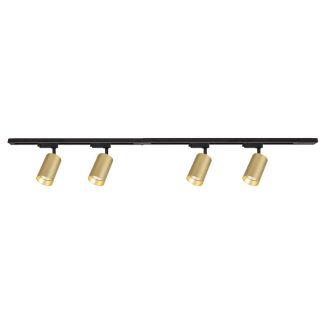 MILAGRO ML1167 Zestaw Pipe Track Złoty 4xGU10 1,5m
