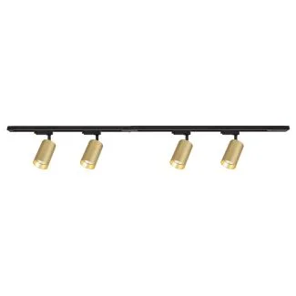 MILAGRO ML1167 Zestaw Pipe Track Złoty 4xGU10 1,5m