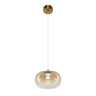 MILAGRO ML1399 Lampa wisząca VASO 1 AMBER 4W