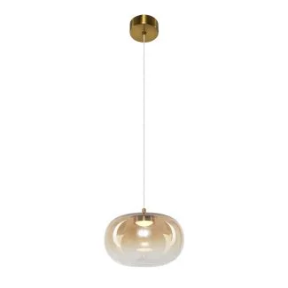 MILAGRO ML1399 Lampa wisząca VASO 1 AMBER 4W