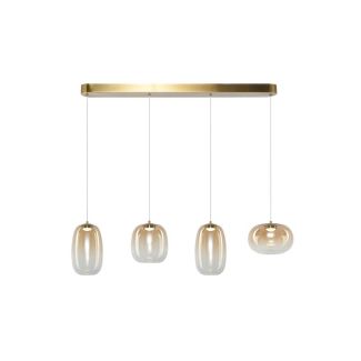 MILAGRO ML1408 Lampa wisząca VASO AMBER 15W