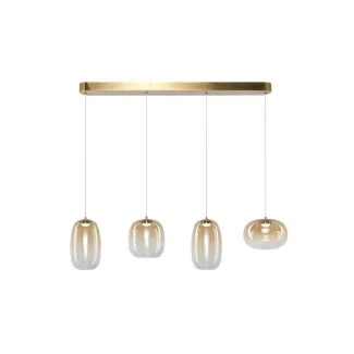 MILAGRO ML1408 Lampa wisząca VASO AMBER 15W