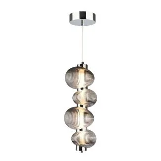 MILAGRO ML1423 Lampa wisząca BOLLA SMOKED 17W LED