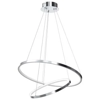 MILAGRO ML1550 Lampa wisząca HOOP CHROME 51W LED