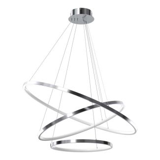 MILAGRO ML1551 Lampa wisząca HOOP CHROME 93W LED