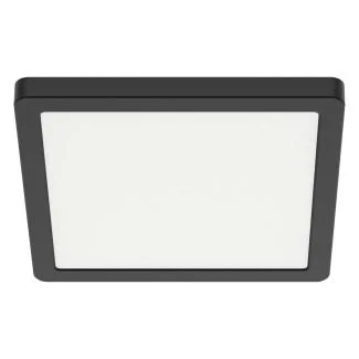 MILAGRO ML1796 Plafon Evora Czarny Square 18W 3CCT