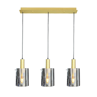 MILAGRO ML1817 Lampa wisząca Arcadia Gold 3xE27