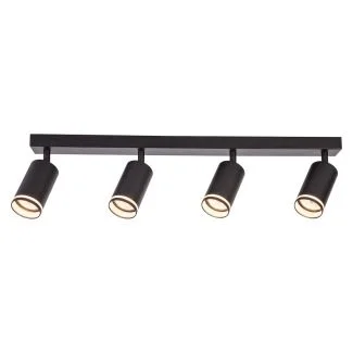 MILAGRO ML2073 Oprawa Pipe Ring Spot Czarny 4xGU10