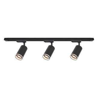 MILAGRO ML2083 Zestaw Oprawa Pipe Ring Track Czarny 3xGU10 1m