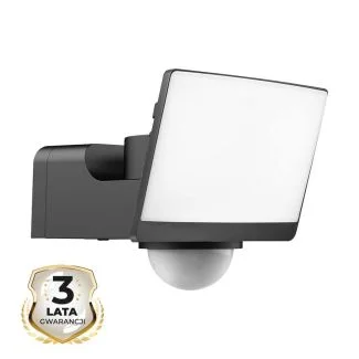 MILAGRO ML2111 Naświetlacz LED Davos 30W 2000lm 4000K Czarny Premium PIR
