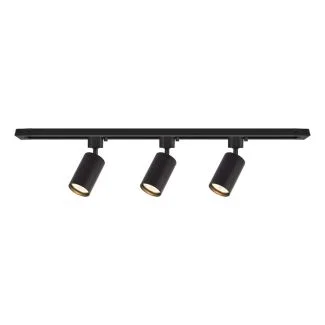 MILAGRO ML2126 Zestaw Oprawa Tiger Track Czarny 3xGU10 1m