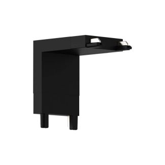 MILAGRO ML2213 Slim Magnetic Track Narożnik Czarny dół L
