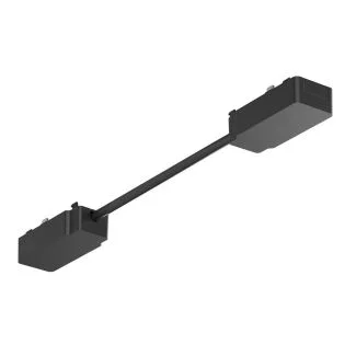 MILAGRO ML2225 Slim Magnetic Track Czarny łącznik podwójny z kablem długim
