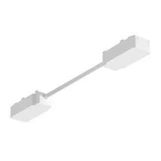 MILAGRO ML2226 Slim Magnetic Track Biały Łącznik Podwójny z Kablem długim