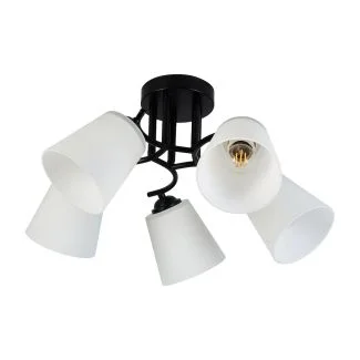 MILAGRO ML2258 Lampa sufitowa Pafos Black 5xE27