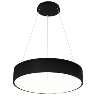 MILAGRO ML6358 Lampa wisząca OHIO BLACK 40W LED 3000K-4000K