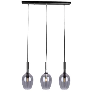 MILAGRO ML8814 Lampa wisząca LUGANO SMOKED 3xE14
