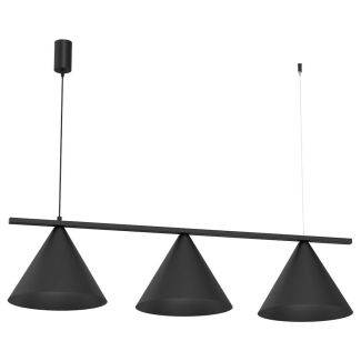 MILAGRO MLP0938 Lampa wisząca CAPITAL CZARNY 3XGX53