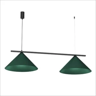 MILAGRO MLP1529 Lampa wisząca CAPITAL BLACK/GREEN 2XGX53