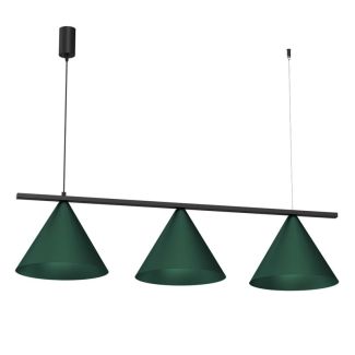 MILAGRO MLP1530 Lampa wisząca CAPITAL BLACK GREEN 3XGX53
