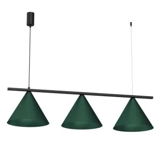 MILAGRO MLP1530 Lampa wisząca CAPITAL BLACK GREEN 3XGX53