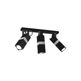 MILAGRO MLP6286 Lampa sufitowa VIDAR BLACK/CHROME 3xGU10