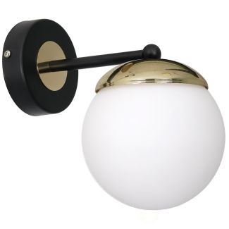 MILAGRO MLP6512 Kinkiet SPARTA BLACK / GOLD 1xE14