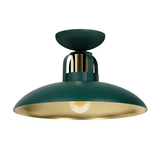 MILAGRO MLP7708 Lampa sufitowa FELIX GREEN/GOLD 1xE27