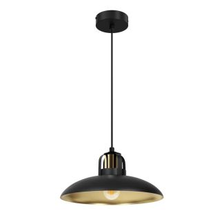 MILAGRO MLP8906 Lampa wisząca FELIX BLACK/GOLD 1xE27
