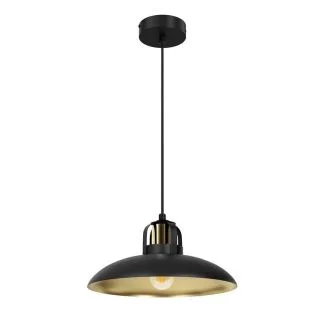 MILAGRO MLP8906 Lampa wisząca FELIX BLACK/GOLD 1xE27