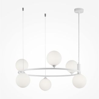 MAYTONI MOD013PL-06W Modern Ring Pendant Lamp White