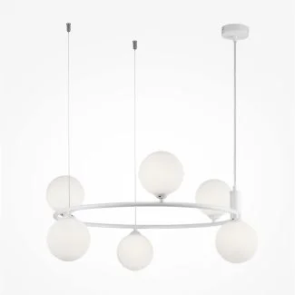 MAYTONI MOD013PL-06W Modern Ring Pendant Lamp White