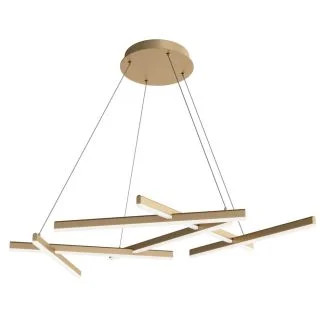 MAYTONI Line MOD016PL-L75MG4K Lampa wisząca - kolor Matowy Złoty
