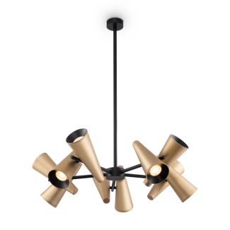 MAYTONI MOD095PL-10BS Giro lampa wisząca mosiądz