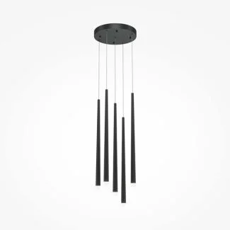 MAYTONI MOD132PL-L28BK2 Cascade lampa wisząca czarny
