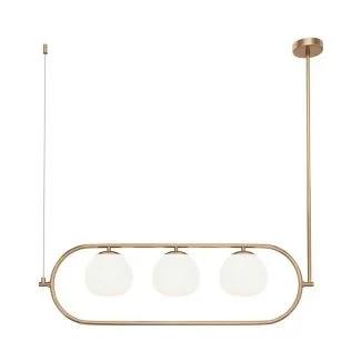 MAYTONI MOD221PL-03BS Erich lampa wisząca mosiądz