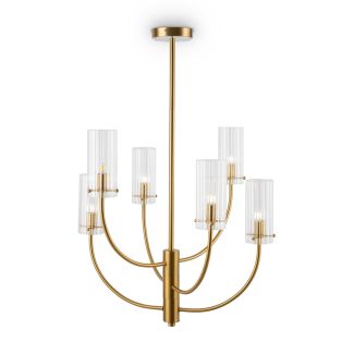 MAYTONI Arco MOD223PL-06BS Lampa wisząca - kolor Mosiądz