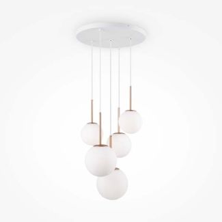 MAYTONI MOD321PL-05G Basic form lampa wisząca złoty