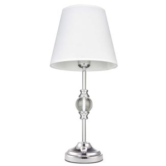 COSMOLIGHT Lampa stołowa MONACO T01230CH-WH
