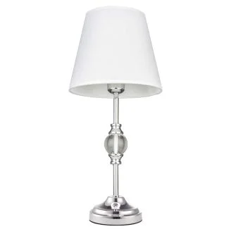 COSMOLIGHT Lampa stołowa MONACO T01230CH-WH